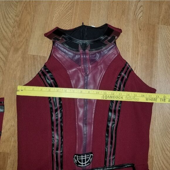 Wanda Vision Wanda Django Maximoff Scarlet Witch Battle Suit Halloween  2 pc - Picture 14 of 15